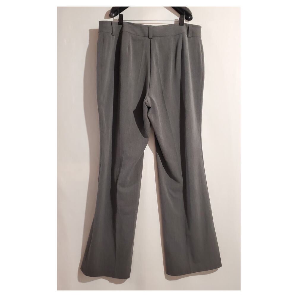 Lane Bryant Pleated Wide Leg Dress Pants Size 18 Tall Gray Career Office Work - Picture 2 of 10